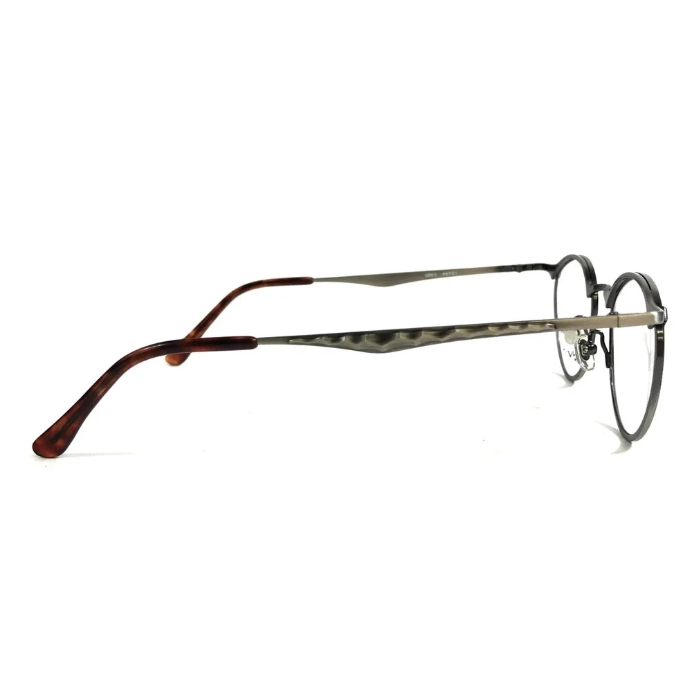 Coda Eyeglasses Frames C-20 QB63 Antique Black Gray Round Modernist 44-21-132